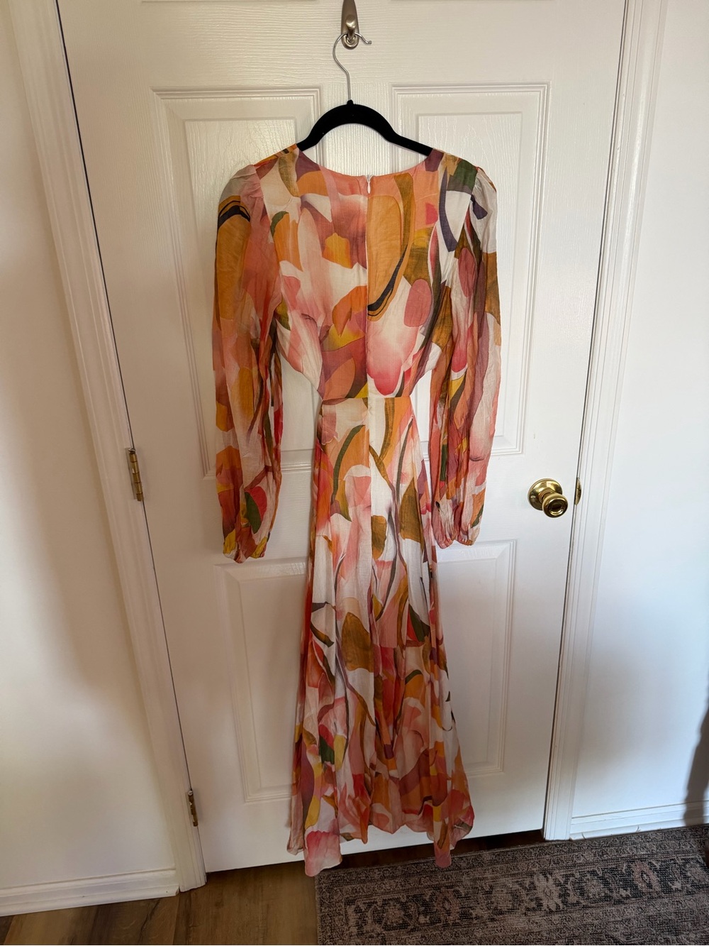 Petal & Pup Multi-Color Floral Maxi Dress with Tie Waist - Picture 3 of 5